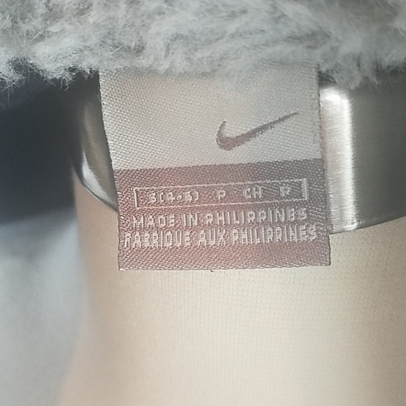 Nike Black Full Zip Vest Faux Fur Collar - Picture 6 of 7